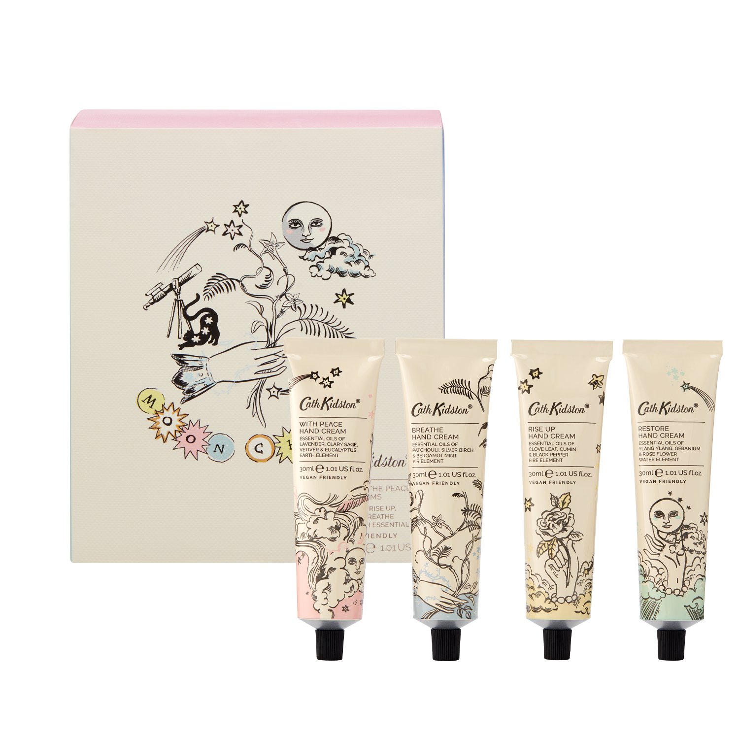 Cath Kidston Power To The Peaceful Hand Creams Giftset