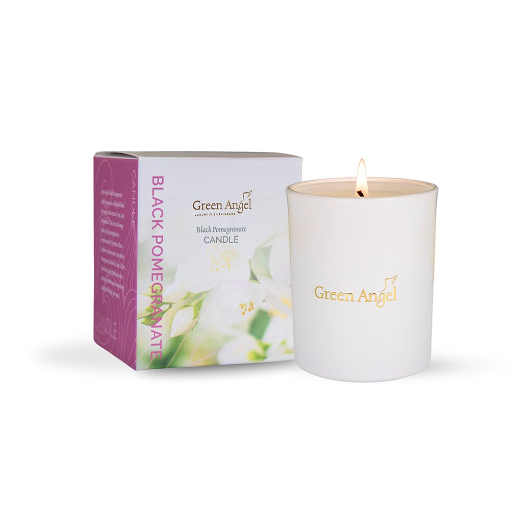 Green Angel Precious Oils Pomegranate Soy Wax Candle 170g
